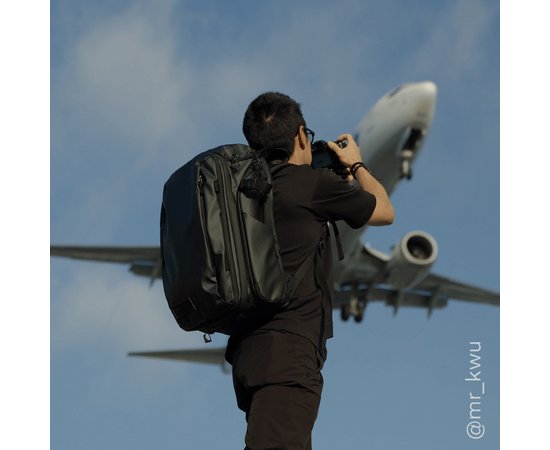 WANDRD Mochila de Viagem + Bolsa Organizadora Transit 35L - Preto