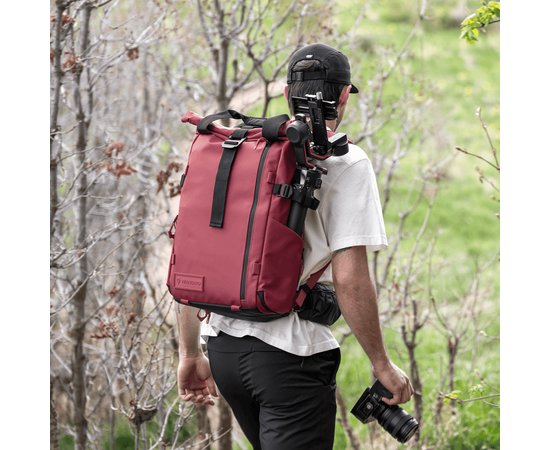WANDRD Mochila de Viagem + Bolsa Organizadora PRVKE 21L - Rhone Burgundy