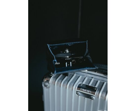 ARTISAN&ARTIST Bolsa Dobrável de Couro ACAM-77 - Preto