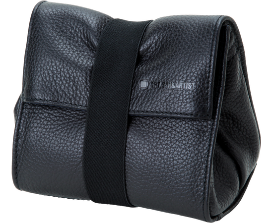 ARTISAN&ARTIST Bolsa Dobrável de Couro ACAM-77 - Preto