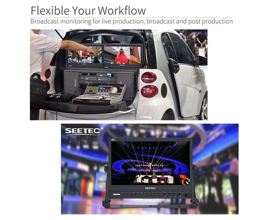SEETEC Monitor P133-9HSD 13.3" SDI 4K HDMI