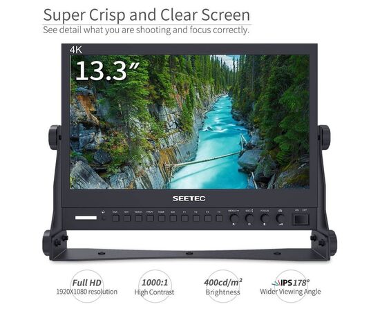 SEETEC Monitor P133-9HSD 13.3" SDI 4K HDMI