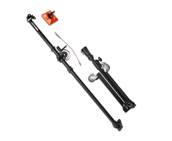 MANFROTTO Girafa Super Boom com suporte de coluna e rodas