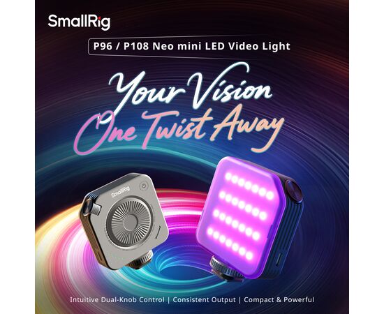 SMALLRIG 5820 Iluminador LED P96 Neo Mini - Bicolor