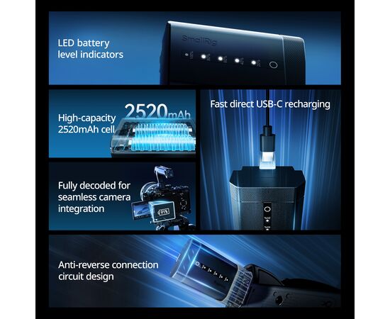 SMALLRIG 5299 Bateria EN-EL15c com porta USB-C