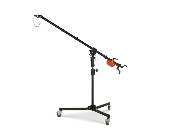 MANFROTTO Girafa Super Boom com suporte de coluna e rodas