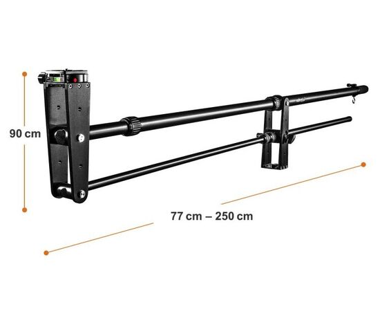 WALIMEX PRO Grua de Câmera Director Pro 250cm