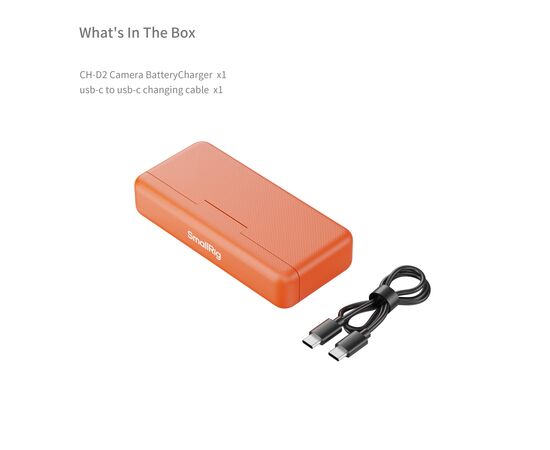 SMALLRIG 5922 Estojo de carregamento para baterias do DJI Action 6SMALLRIG 5922 Estojo de carregamento para baterias do DJI Action 6