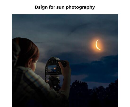 K&F CONCEPT Filtro solar ND100000 - 67mm
