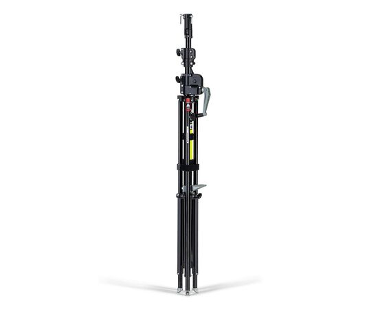 MANFROTTO Tripé de Estúdio Wind Up 3 Seções Altura 370 cm Preto