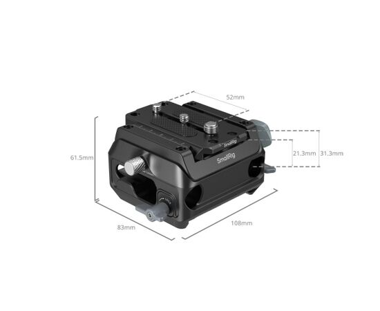 SMALLRIG 5366 Kit Base com Sapata com Suporte de Tubos Duplo 15mm