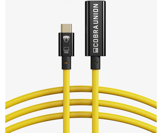 ​COBRA UNION Cabo Extensão USB-C 10Gbps Amarelo - 10m