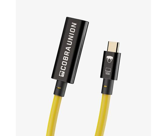 ​COBRA UNION Cabo Extensão USB-C 10Gbps Amarelo - 10m