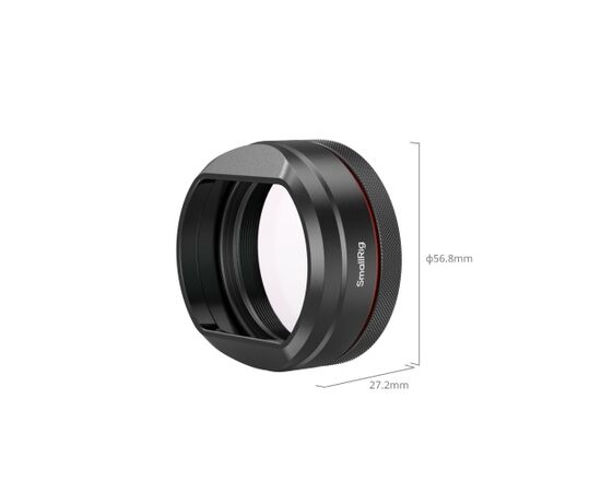SMALLRIG 5850 Kit de Filtro UV + Pára-sol para Fujifilm X100V / X100VI - Preto