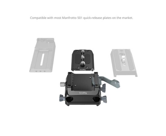 SMALLRIG 5366 Kit Base com Sapata com Suporte de Tubos Duplo 15mm