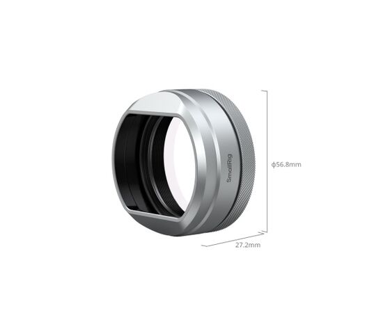 SMALLRIG 5851 Kit de Filtro UV + Pára-sol para Fujifilm X100V / X100VI - Prata