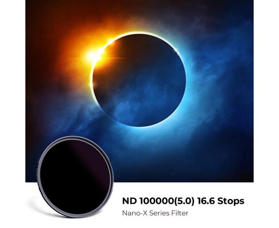 K&F CONCEPT Filtro solar Nano-X Series ND100000 - 49mm