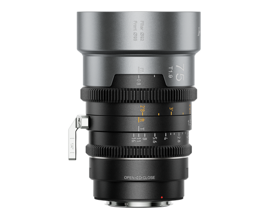 SIRUI IronStar 75mm T1.9 Anamórfica 1.5x PL-Mount / Canon EF - Blue Flare