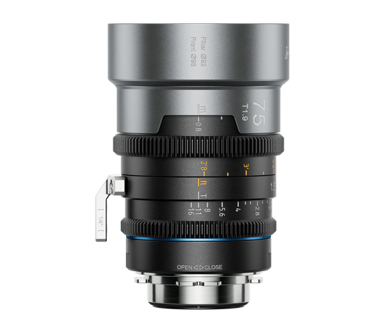 SIRUI IronStar 75mm T1.9 Anamórfica 1.5x PL-Mount / Canon EF - Blue Flare