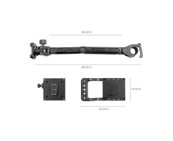 SMALLRIG 6257 Suporte Monitor VESA para Carrinho de Produção