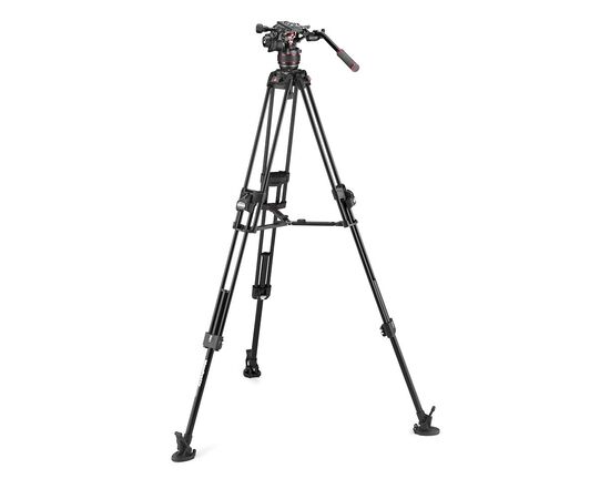 MANFROTTO Série Nitrotech 608 com Tripé Duplo de Alumínio 645 Fast Twin