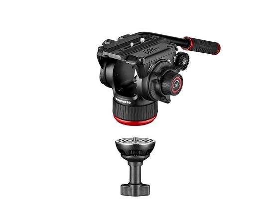 MANFROTTO Cabeça Esférica 504X com Tripé Duplo de Alumínio e Estabilizador de Solo