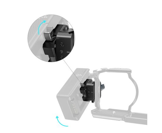 SMALLRIG 5690 Placa de Montagem Bateria V-Mount para Arca-Swiss/Trilho NATO