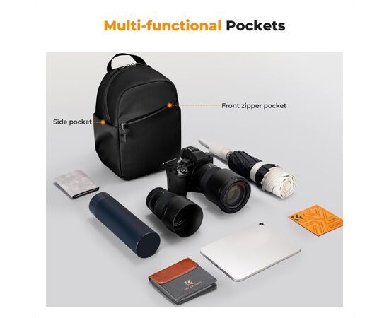 K&F CONCEPT Bolsa Transversal Urban Wander 08 - 5L (Preto)