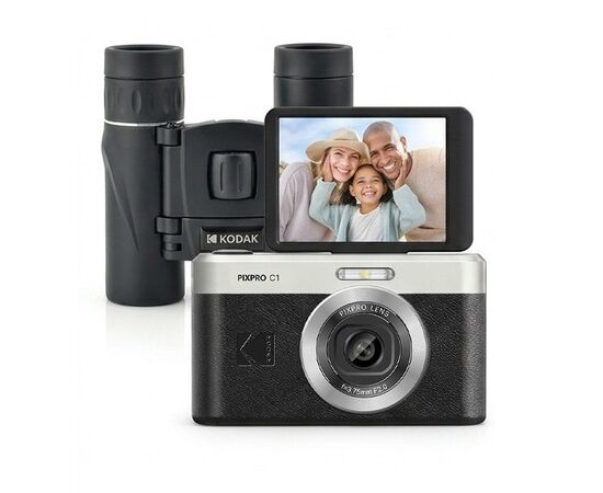 KODAK Kit Camerta Compacta Pixpro C1 + Binóculos BCS200