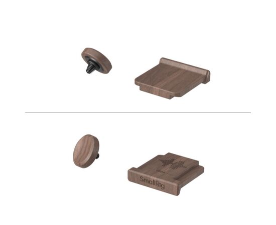 SMALLRIG 6240 Kit Tampa Hot Shoe e Botão de Obturador Fujifilm - Walnut