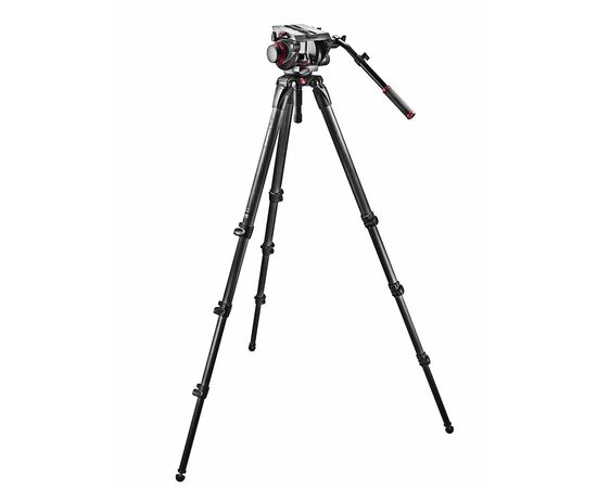 MANFROTTO Kit de Vídeo com Tripé de Carbono MPRO 536 e Cabeça de Bola 509HD