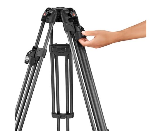 MANFROTTO Série Nitrotech 608 com Tripé Duplo de Carbono 645 Fast Twin