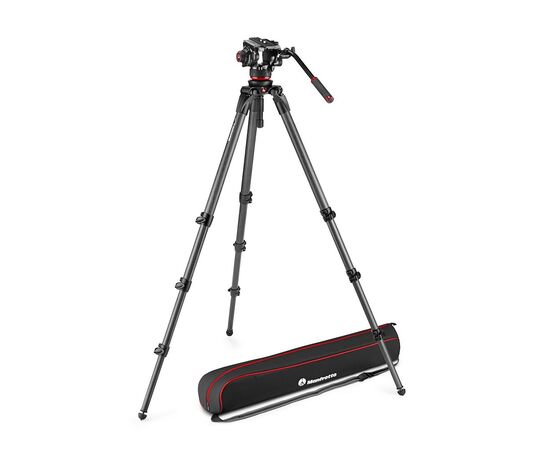 MANFROTTO Cabeça Esférica 504X com Tripé de Carbono de Perna Única 536