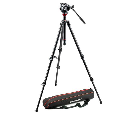 MANFROTTO Kit de Vídeo com Tripé de Fibra de Carbono MDEVE 755CX3 + Cabeça Esférica
