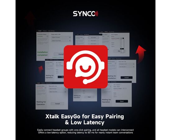 SYNCO Intercomunicador Wireless Xtalk XPRO 2
