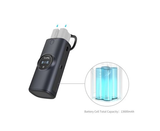 SMALLRIG 5110 Powerbank/Estojo de Carregamento Baterias EN-EL15c 13600mAh