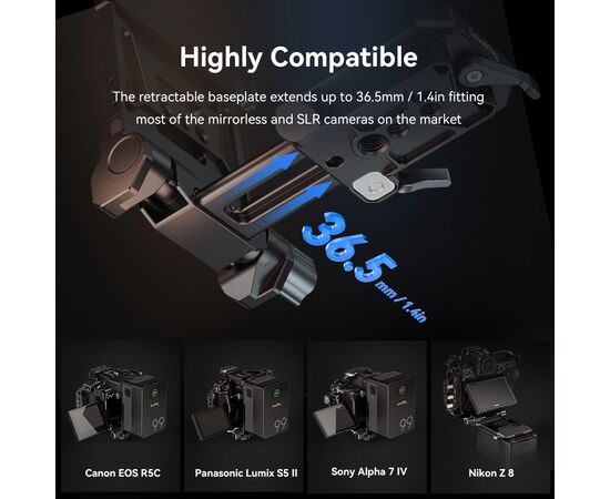 SMALLRIG 4064B Sistema de Montagem de Baterias V-Mount