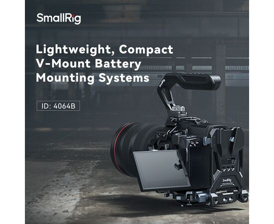 SMALLRIG 4064B Sistema de Montagem de Baterias V-Mount