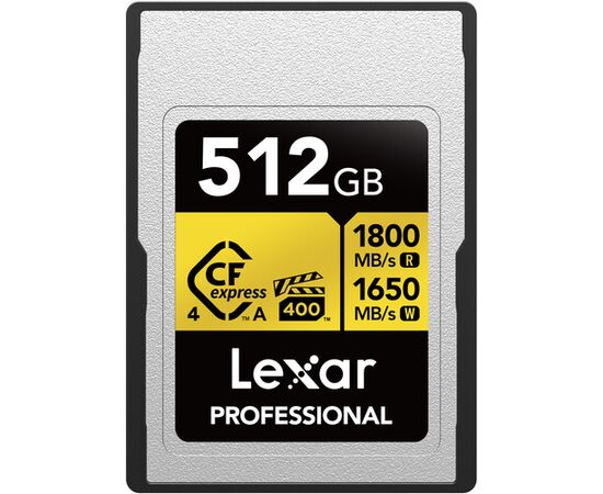 LEXAR Professional CFexpress Tipo A Gold 1800/MBs - 512GB