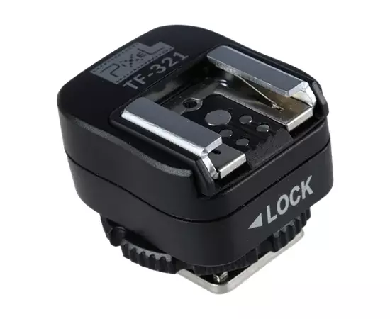 PIXEL Adaptador Hotshoe E-TTL TF-321 para Canon
