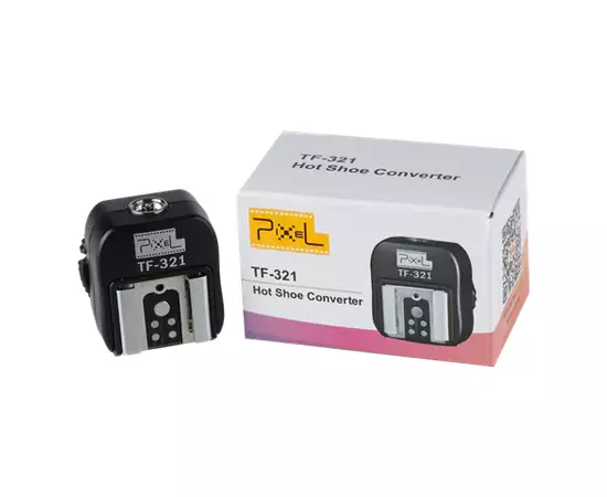 PIXEL Adaptador Hotshoe E-TTL TF-321 para Canon