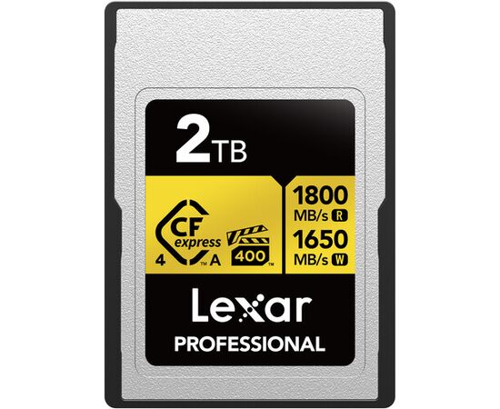​LEXAR Professional CFexpress Tipo A Gold 1800/MBs - 2TB