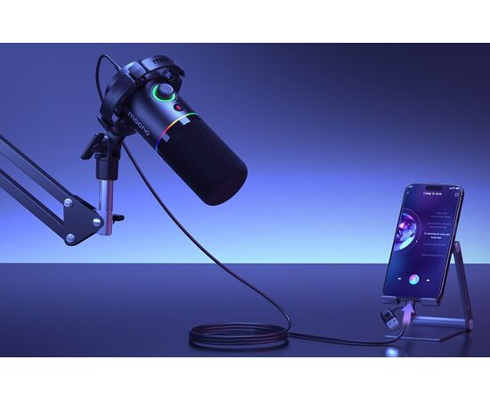 MAONO Microfone Dinâmico PD200XS - Preto