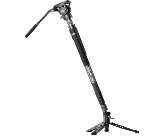 SIRUI Rapid System Monopé de Carbono SVM-145P + Cabeça Fluida S3