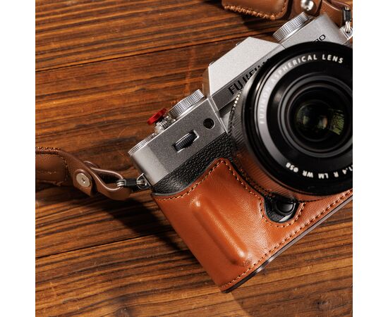SMALLRIG Kit Half Case para Fujifilm X-T30 III - Castanho