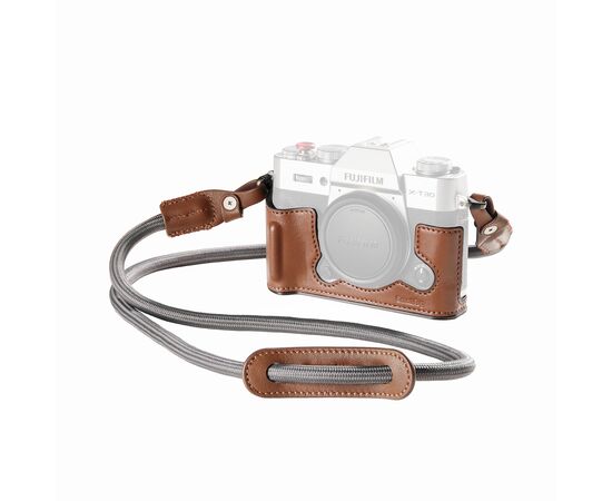 SMALLRIG Kit Half Case para Fujifilm X-T30 III - Castanho