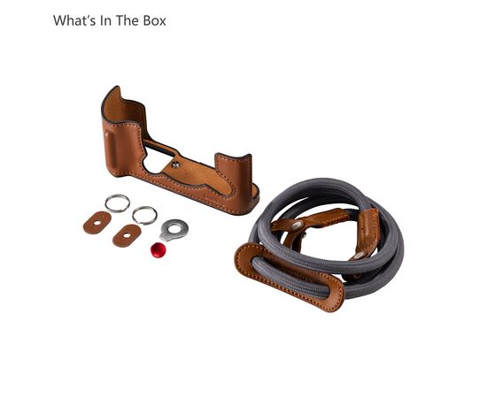 SMALLRIG Kit Half Case para Fujifilm X-T30 III - Castanho