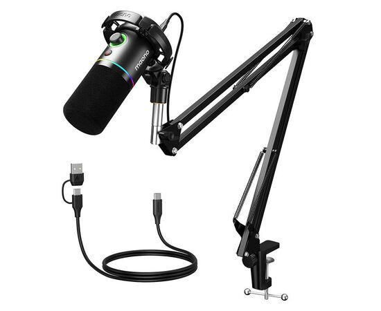 MAONO Microfone Dinâmico PD200XS - Preto