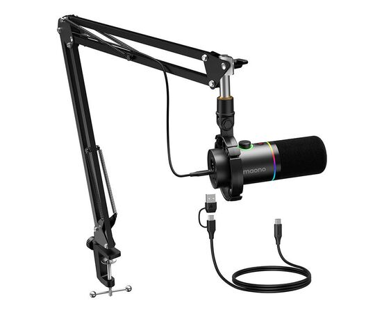 MAONO Microfone Dinâmico PD200XS - Preto