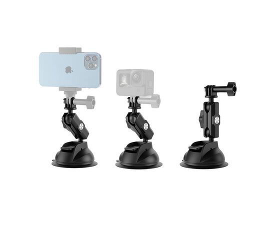 TELESIN Suporte Ventosa com Braço Mágico Action Cam / Smartphone